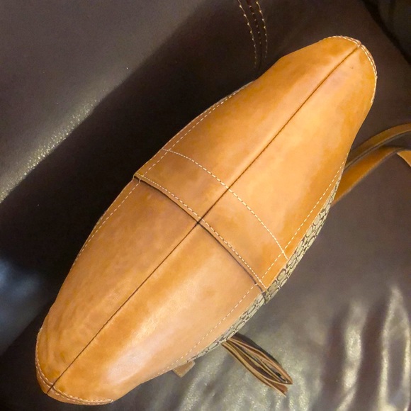 COACH Mini Jacquard Signature C Crossbody Convertible Tote Shoulder Bag - Picture 13 of 17